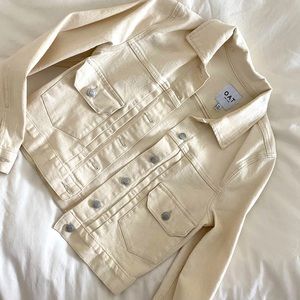 Oat New York denim jacket cream